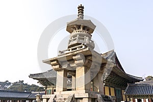 Dabotap pagoda in bulguksa temple photo