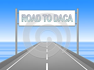 Daca Kids Dreamer Legislation For Us Immigration - 3d Illustration