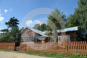 The dacha of the famous Russian artist Konstantin Korovin in the village of Okhotino, Yaroslavl region