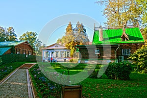 Dacha, workhouse and kitchen in the Abramtsevo estate, Moscow region, Russia