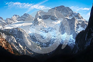 Dachstein mountain in the Austrian Alps