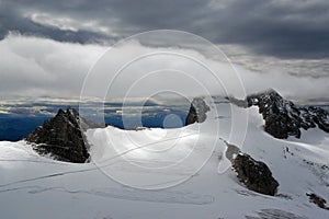 Dachstein peak 2995 m, Limestone Alps, Austria
