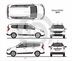 Dacia Lodgy multi-purpose vehicle 2012