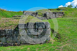 Dacian Fortress Blidaru in Orastie mountains in Romania