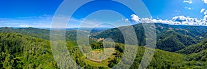 Dacian Fortress Blidaru in Orastie mountains in Romania