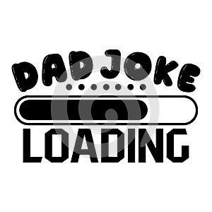 Dad Joke Loading, Typography design