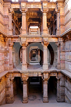 Dada Harir Vav stepwell is a Hindu water building in Asarwa Ahmedabad in Indian