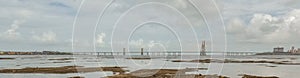 Dadar Chowpatty Beach With The View Of Bandra-Worli Sea Link in Mumbai, India