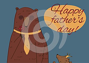 Daddy Bear Happy Father's Day