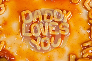 Daddy loves you