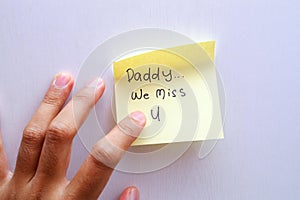 Daddy We Miss You