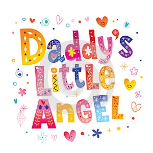 Daddy`s little angel photo