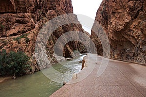 Dades Gorge is a gorge of Dades River in Atlas Mountains in Morocco