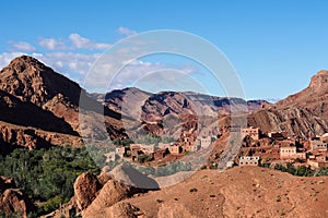 Dades Gorge is a gorge of Dades River in Atlas Mountains in Morocco
