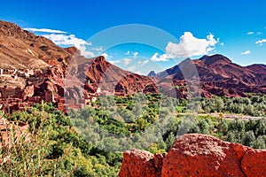 Dades Gorge is a gorge of Dades River in Atlas Mountains in Morocco