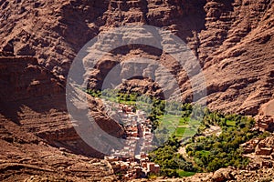 Dades oasis, Dades Gorge, Morocco