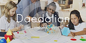 Daedalian Crafty Intelligent Artistic Smart Concept