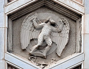 Daedalus as personification of mechanical arts, Cattedrale di Santa Maria del Fiore, Flore