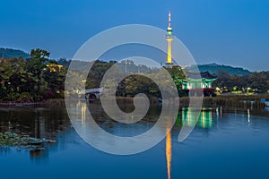 Daegu tower, a landmark or symbol of daegu city