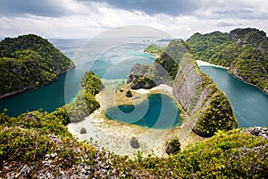 Dafalen geosite viewpoint Misool, Raja Ampat, Indonesia