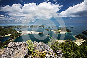 Dafalen geosite viewpoint Misool, Raja Ampat, Indonesia
