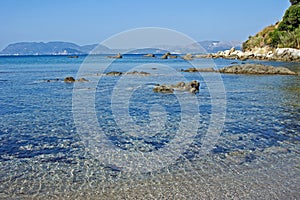 Dafne beach in Zakynthos island