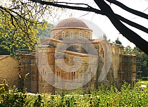 Dafni Monastery, a masterpiece of Middle Byzantine Architecture, Greece