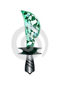 Dagger Cartoon Medieval Weapon
