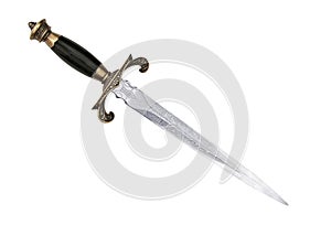 Dagger Fantasy Adventure. sword on white background