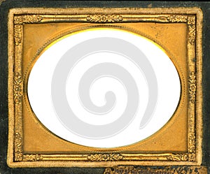 Daguerreotype frame with Clipping Path