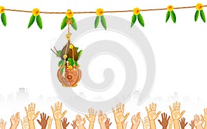 Dahi Handi on Janmashtami