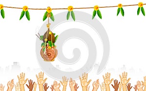 Dahi Handi on Janmashtami