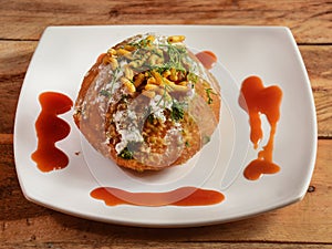 Dahi Kachori a famous midday snack in india