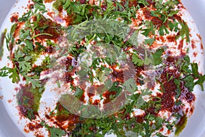 Dahi Vada or Bhalla is a popular snack