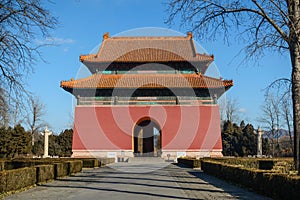 Dahongmen Gate, the main avenue with an evenly trimmed hedge