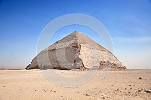 Dahshur Pyramid Sneferu in Cairo is built for pharaoh.