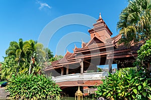 Dai architecture in Xishuangbanna photo