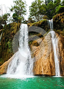 Dai Yem waterfall. This is a nice waterfall in Moc Chau, Vietnam