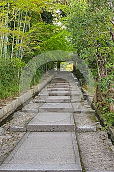 Daidokoro-zaka stone steps in Higashiyama-ku in Kyoto, Japan