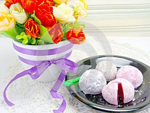 Daifuku mochi japanese sweets