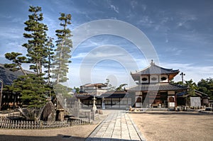 Daiganji temple and 9 pines shrine at Itsukushima Island, Japan