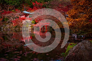 Daigo-Ji temple in autumn