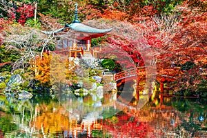 Daigoji temple in autumn, Kyoto. Japan autumn seasons