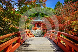 Daigoji Temple in Autumn, Kyoto, Japan photo