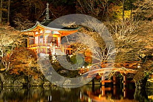 Daigoji Temple Kyoto Japan night