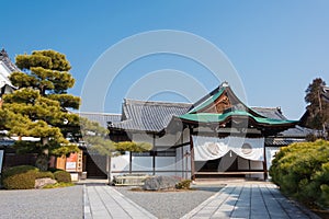 Daikaku-ji Temple in Kyoto, Japan. The site was originally a residence of Emperor Saga 786-842