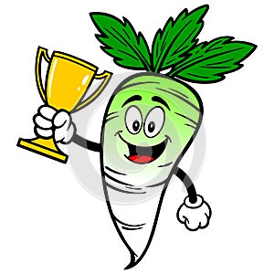 Daikon with Trophy