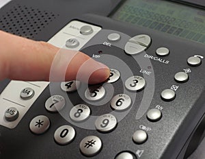 Dailing telephone number