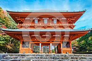 Daimon Gate, the Ancient Main Entrance to Koyasan (Mt. Koya) in Wakayama