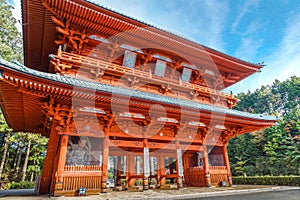 Daimon Gate, the Ancient Main Entrance to Koyasan (Mt. Koya) in Wakayama